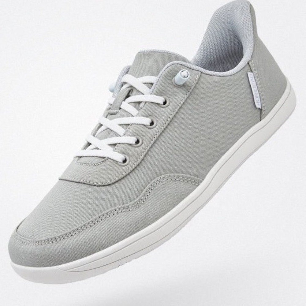 Hobibear Clover Barefoot Sneakers Mens 10.5 Gray Minimalist Zero Drop Wide Toe - Picture 2 of 15